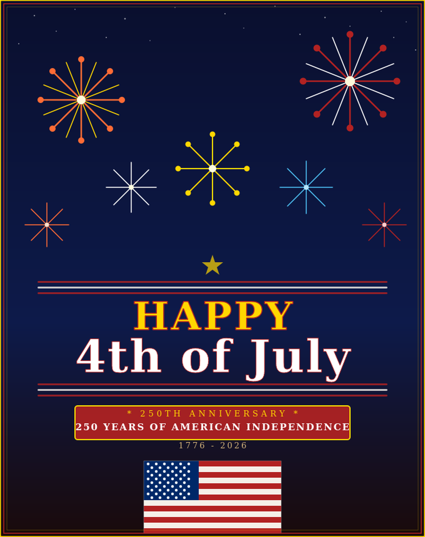 Happy 4th Of July Card