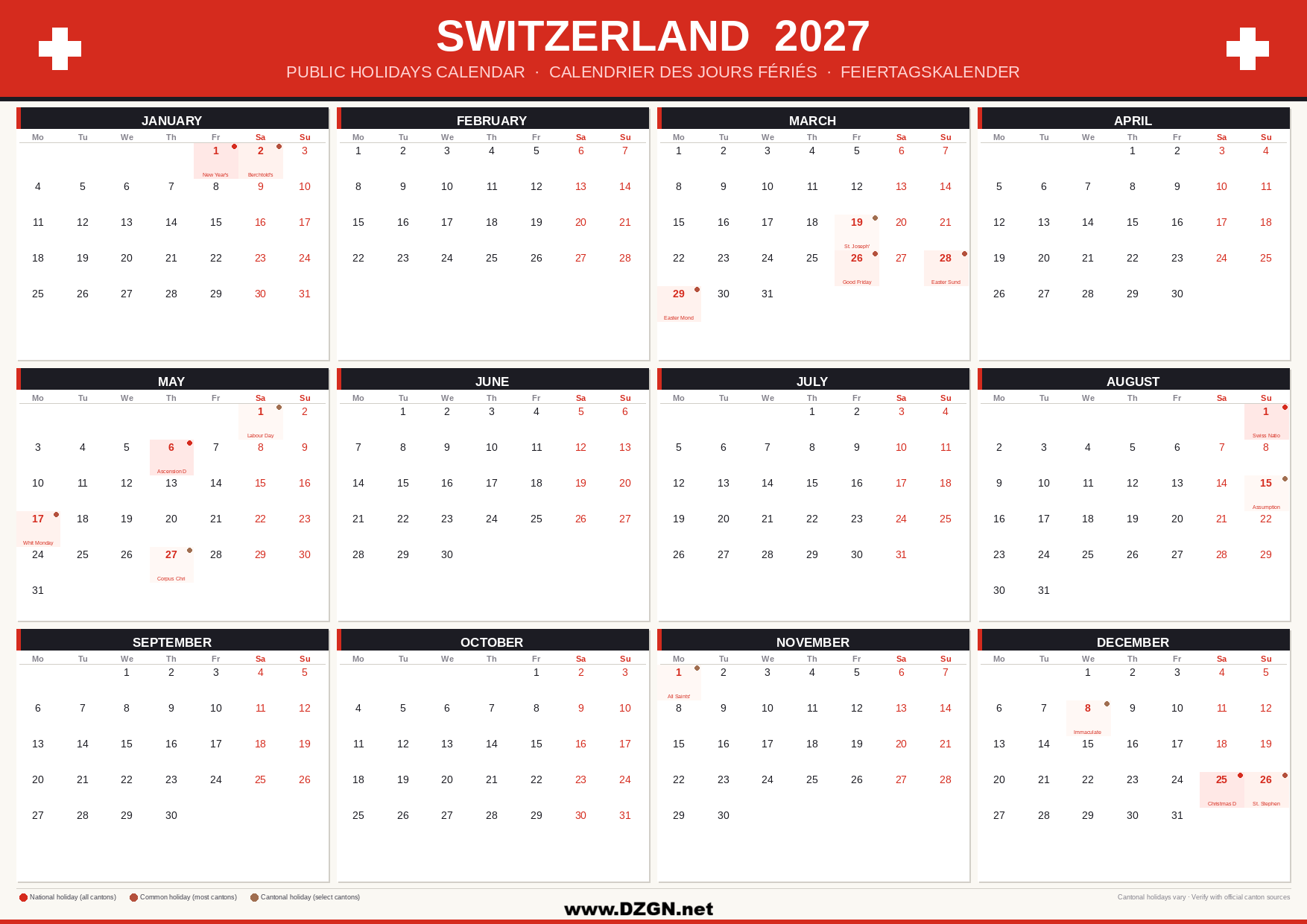 Switzerland-2027-Calendar-Horizontal