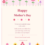 Happy Mother's Day Printable Card