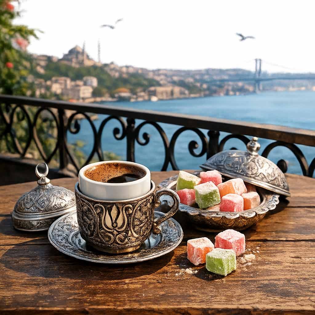 Turkish Coffee Cup Turkish Delight