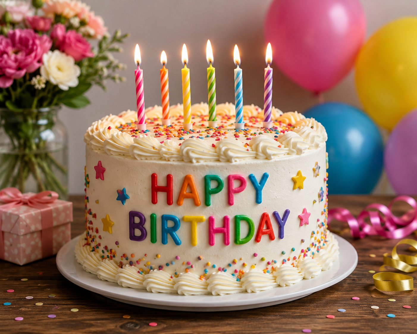 Happy Birthday Cake Celebration