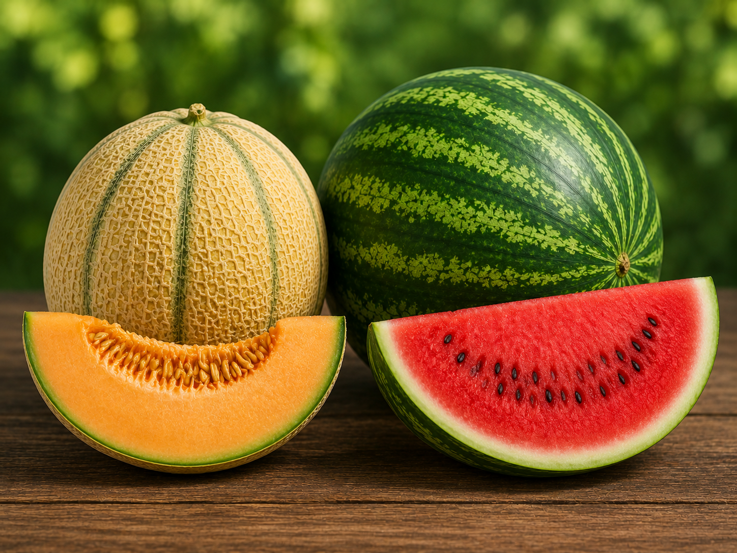 Melon and Watermelon Wallpaper