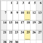 November 2027 Calendar with Holidays