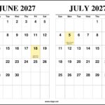 June-July-2027-Calendar